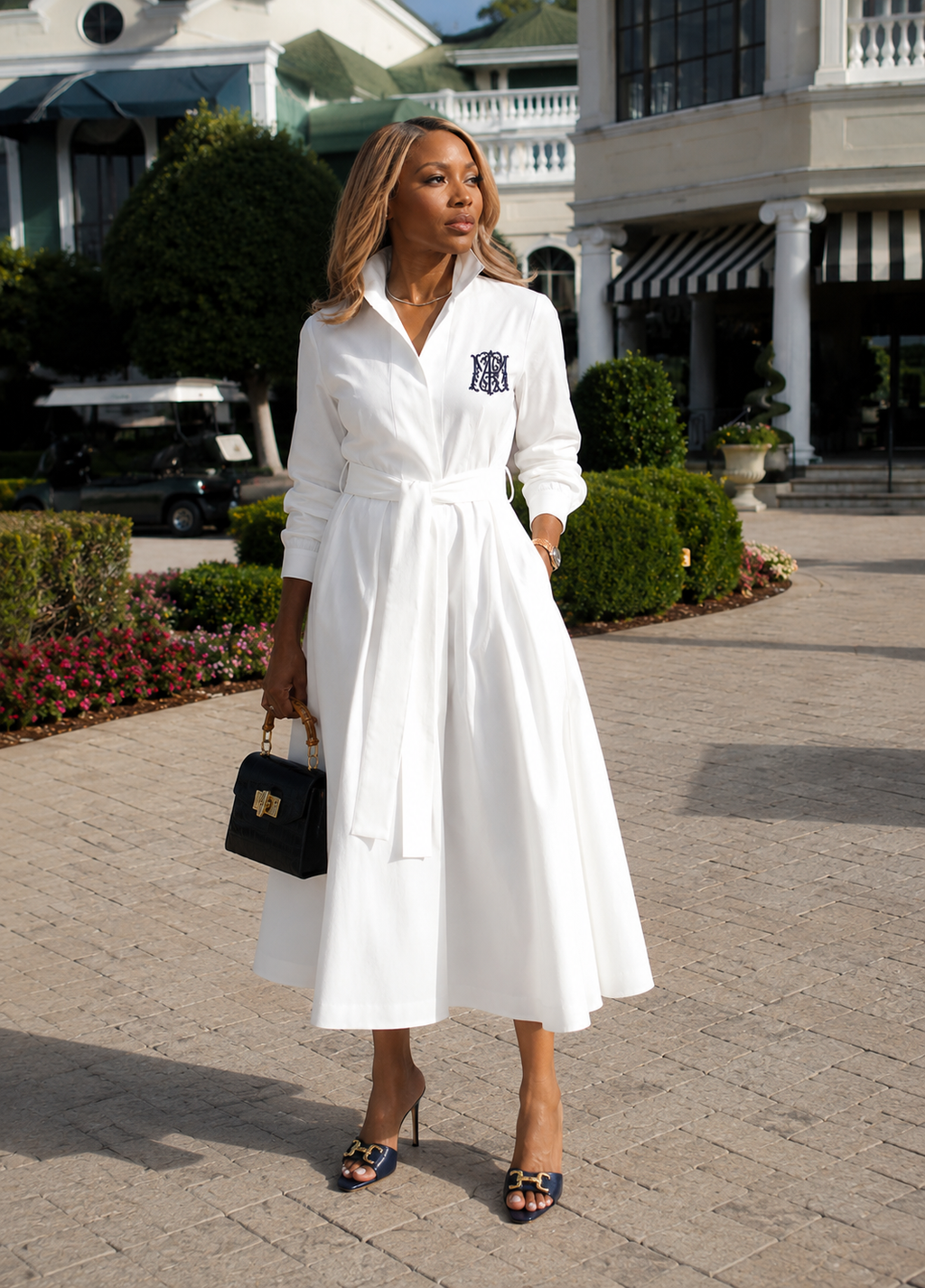 Estate Monogram Shirt Dress