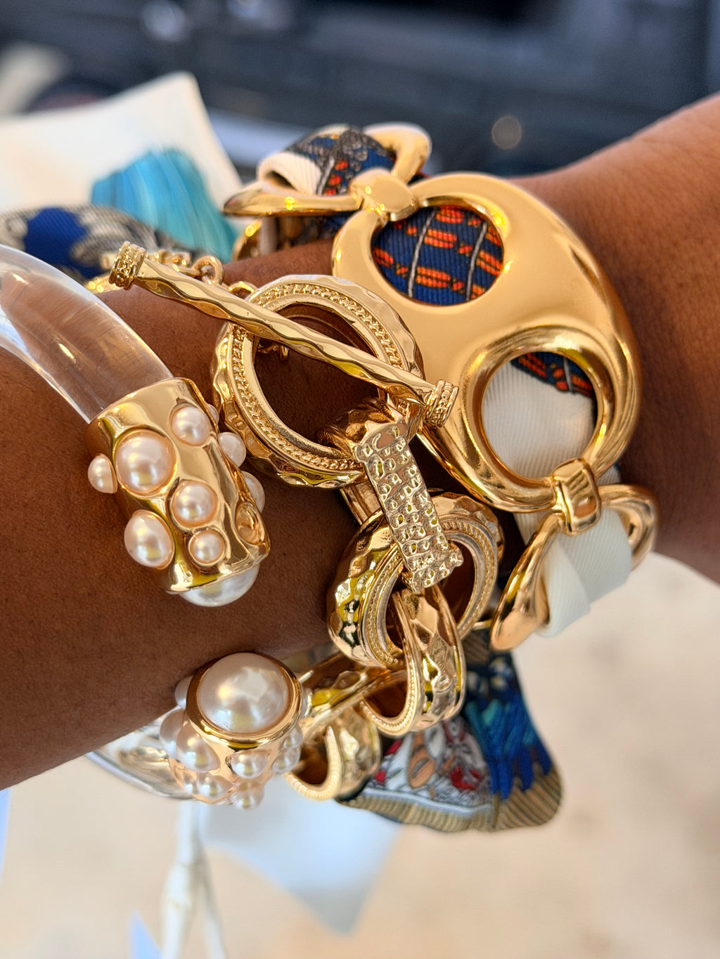 Lisa Twill Cuff Bracelet