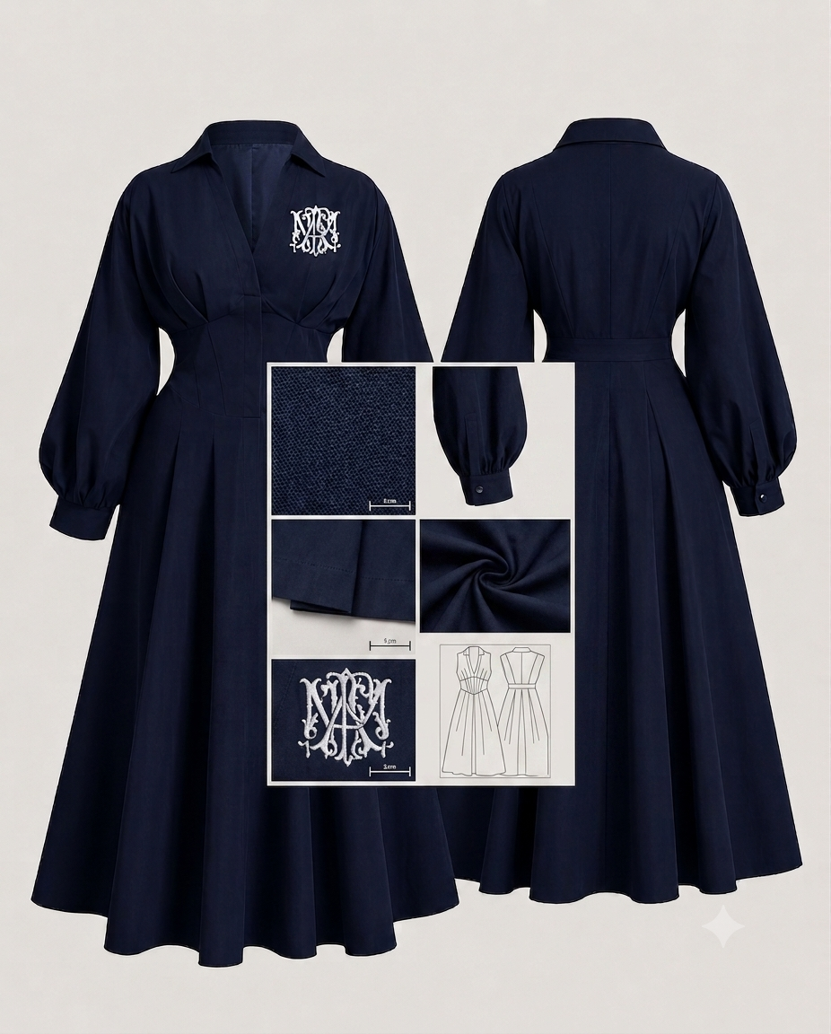 Estate GRAND Monogram Dress