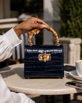 Estate Croc Satchel