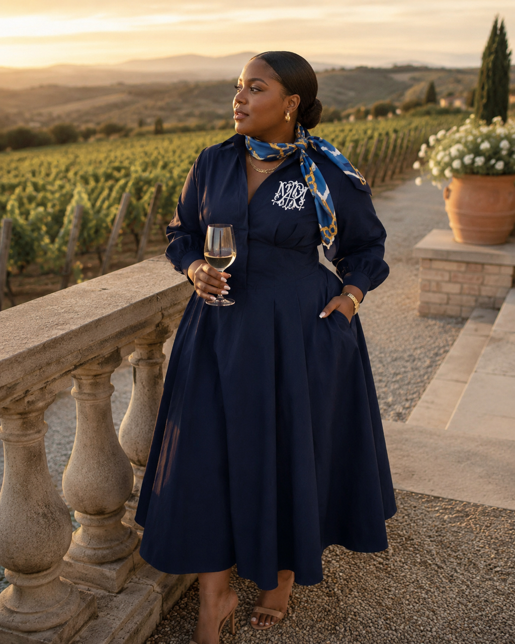 Estate GRAND Monogram Dress