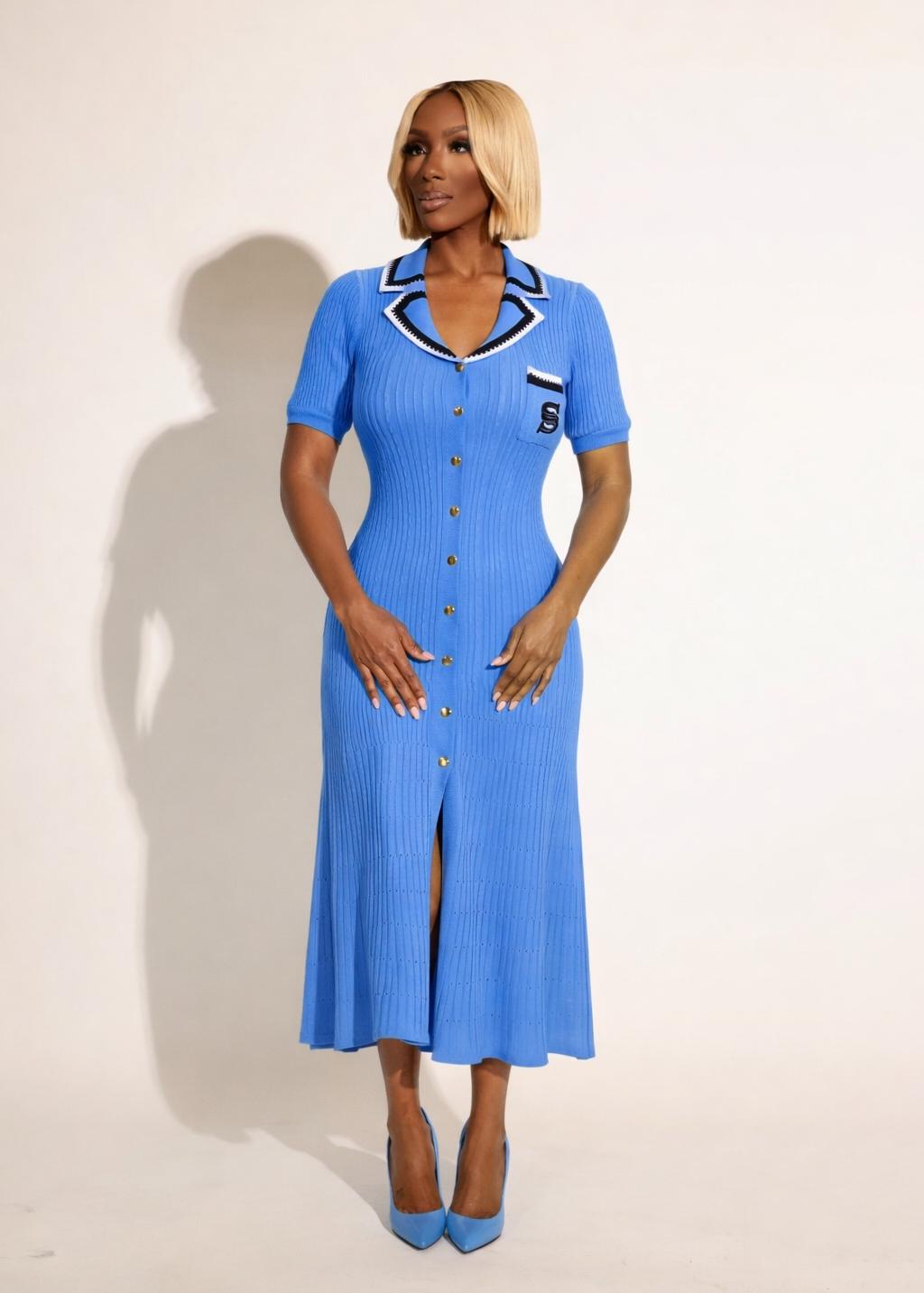 Stephanie (Blue) Dress